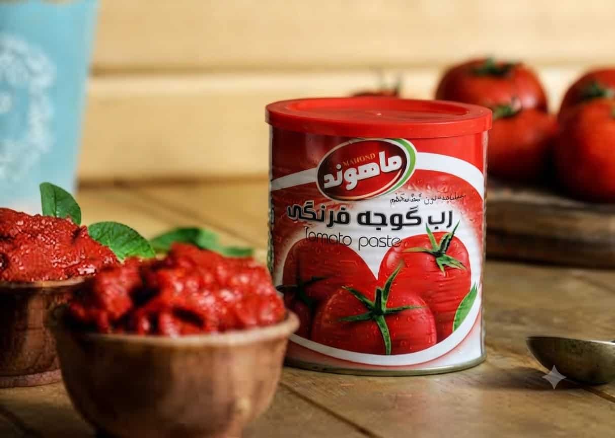رب گوجه فرنگی ماهوند با فرآوری اصولی و ساختار یکدست